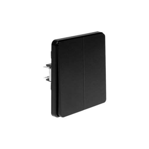 Выключатель 2-кл. СП ROUND MIELE 10А оникс Kranz KR-78-0706-3 фото 5