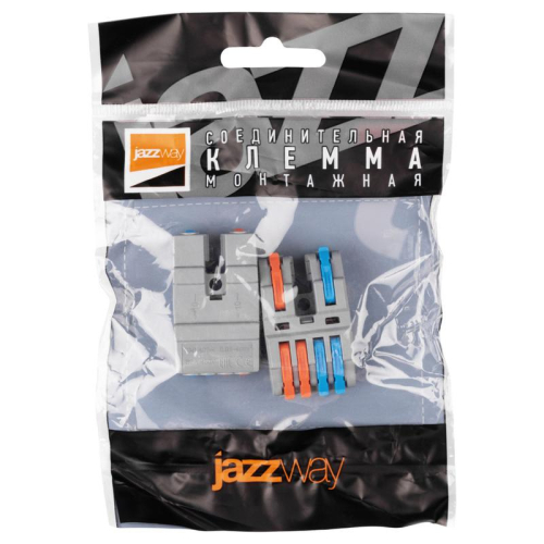 Клемма монтажная СМК PTC-2P 4224 BL/2 450В 32А 0.08-2.5(4.0)кв.мм JazzWay 5073760 фото 8 Клемма монтажная СМК PTC-2P 4224 BL/2 450В 32А 0.08-2.5(4.0)кв.мм JazzWay 5073760 фото 8