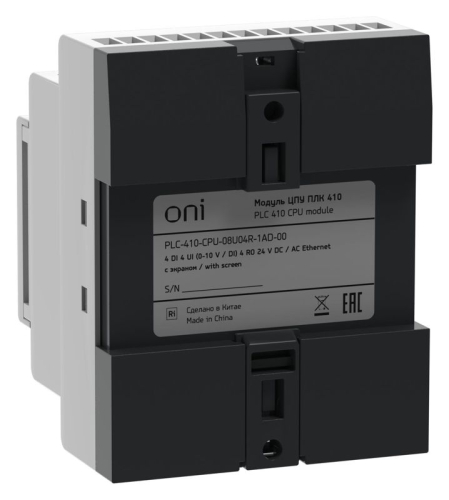 Модуль ЦПУ ПЛК 410 4 DI 4 UI (0-10 В/DI) 4 RO 12В-24В DC или 24В AC с Ethernet портом с экраном ONI PLC-410-CPU-08U04R-1AD-00 фото 3 Модуль ЦПУ ПЛК 410 4 DI 4 UI (0-10 В/DI) 4 RO 12В-24В DC или 24В AC с Ethernet портом с экраном ONI PLC-410-CPU-08U04R-1AD-00 фото 3