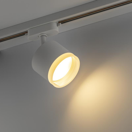 Светильник трековый ARTLINE поворотный 85х85х70мм GX53 230В алюм./пластик. 4кв.м бел. Ritter 59861 3 фото 4