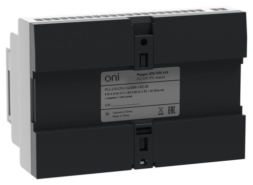 Модуль ЦПУ ПЛК 410 8 DI 6 UI (0-10В/DI) 8 RO 12В-24В DC или 24В AC с Ethernet портом с экраном ONI PLC-410-CPU-14U08R-1AD-00 фото 8 Модуль ЦПУ ПЛК 410 8 DI 6 UI (0-10В/DI) 8 RO 12В-24В DC или 24В AC с Ethernet портом с экраном ONI PLC-410-CPU-14U08R-1AD-00 фото 8