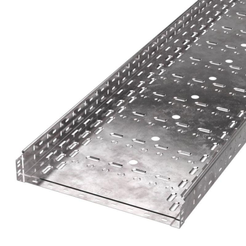 Лоток перфорированный 500х80 L3000 сталь 1мм (уп.6м) Стандарт Промрукав PR16.0018