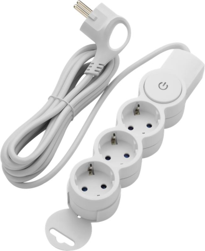 Удлинитель 3х3м с заземл. 3Gх0.75 с выкл. защ. шторки REV 32008 3 фото 2 Удлинитель 3х3м с заземл. 3Gх0.75 с выкл. защ. шторки REV 32008 3 фото 2