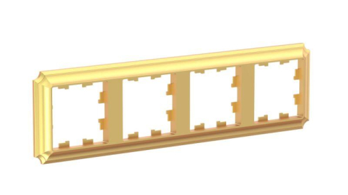 Рамка 4-м AtlasDesign Antique универс. зол. SE ATN101604 фото 3 Рамка 4-м AtlasDesign Antique универс. зол. SE ATN101604 фото 3