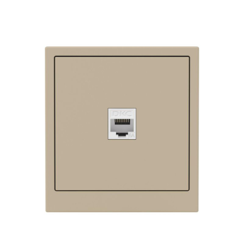 Розетка компьютерная 1-м KANT RJ45 кат.6A без шторки ванильн. марципан DKC 7015673 фото 5 Розетка компьютерная 1-м KANT RJ45 кат.6A без шторки ванильн. марципан DKC 7015673 фото 5