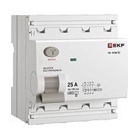 Выключатель дифференциального тока 4п 25А 100мА тип AC 6кА ВД-100N (S) электромех. PROxima EKF E1046MS25100