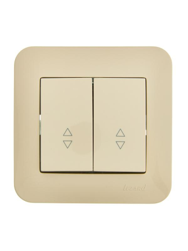 Переключатель проходной 2-кл.СП ASTI 10А IP20 в сборе крем. LEZARD 7081-0303-106 Переключатель проходной 2-кл.СП ASTI 10А IP20 в сборе крем. LEZARD 7081-0303-106