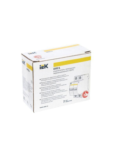 Ограничитель перенапряжения ОПС1-C 2P KARAT IEK MOP20-2-C фото 10