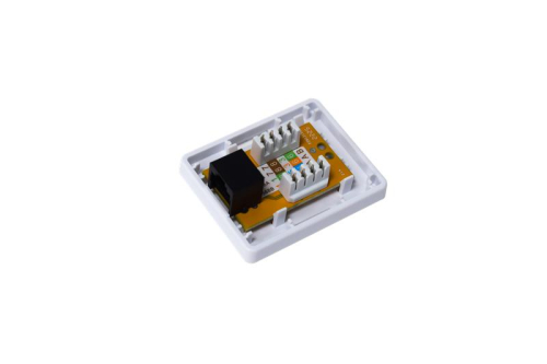 Розетка компьютерная 8P8C (RJ45) UTP кат.5E 1 порт TOKOV ELECTRIC TKE-SMB-8P8C-1P-UTP фото 3