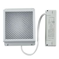 Светильник светодиодный ULP-1010 7W/4000K IP40 GRILYATO WHITE 7Вт 4000К IP40 630лм 100х100х37 потолочный встраив. грильято рассеив. призма с источником питания бел. Uniel UL-00007426