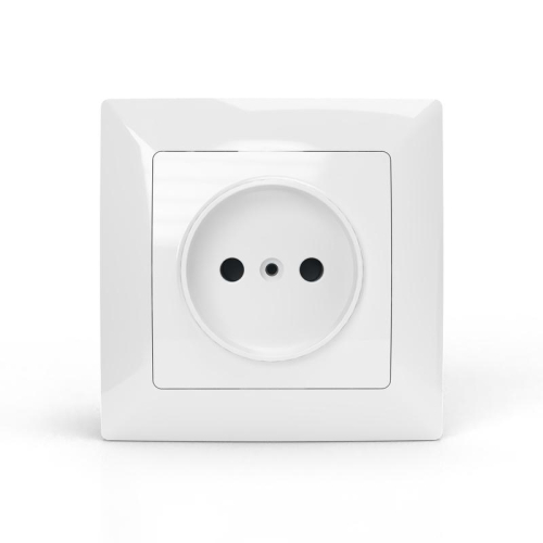 Розетка 1-м СП AVA 16А IP20 без заземл. без защ. шторок в сборе бел. TOKOV ELECTRIC TKL-AV-R1F-C01 фото 2