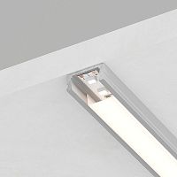 Профиль накладной CAB262 16х6 L2000 низкий в комплекте 2 заглушки 4 крепежа алюм. серебр. FERON 10267