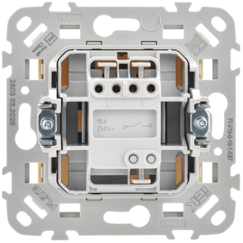 Выключатель 1-кл. СП FLITE ВС11-1-0-ФлСл 10А механизм сливочный IEK FI-V10-0-10-1-K86 фото 3 Выключатель 1-кл. СП FLITE ВС11-1-0-ФлСл 10А механизм сливочный IEK FI-V10-0-10-1-K86 фото 3
