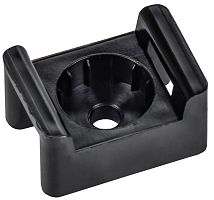 Площадка монтажная 16х23 под пистолет черн. (уп.100шт) IEK UHP20-16-23-100-K02