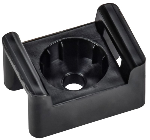 Площадка монтажная 16х23 под пистолет черн. (уп.100шт) IEK UHP20-16-23-100-K02