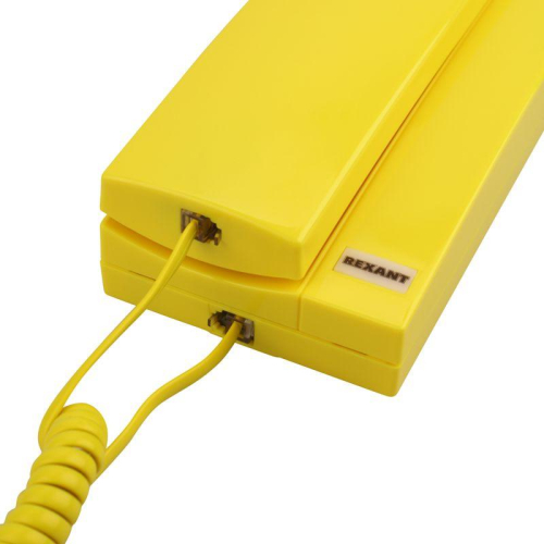 Трубка домофона с индикатором и регулировкой звука RX-322 желт. Rexant 45-0322 фото 6