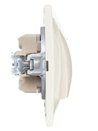 Выключатель 1-кл. СП Кварта 10А IP20 ВС10-1-1-ККм с индикацией крем. GENERICA EVK11-K33-10-DM фото 4