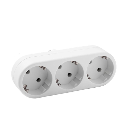 Разветвитель 3-м с заземл. 16А 3500Вт 250В плоский бел. DОМТОК 2656 фото 3