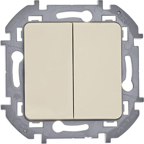 Выключатель 2-кл. Inspiria 10А IP20 250В 10AX механизм сл. кость IEK 673621 фото 5