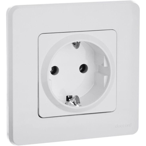 Розетка 1-м СП Inspiria 16А IP20 250В 2P+E немецк. стандарт механизм бел. IEK 673720 фото 3 Розетка 1-м СП Inspiria 16А IP20 250В 2P+E немецк. стандарт механизм бел. IEK 673720 фото 3
