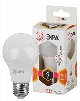 Лампа светодиодная A60-9W-827-E27 грушевидная 720лм ЭРА Б0032246