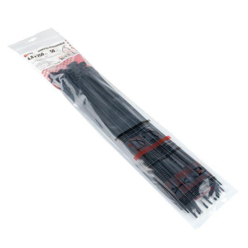 Хомут P6.6 4.8x250 FlexLock стандартный черн. (уп.50шт) PROxima EKF plc-fl-ctsb-4.8x250-r фото 3