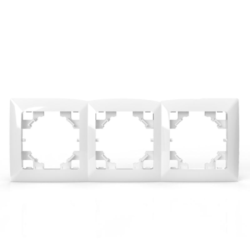 Рамка 3-м AVA бел. TOKOV ELECTRIC TKL-AV-RM3-C01 фото 2