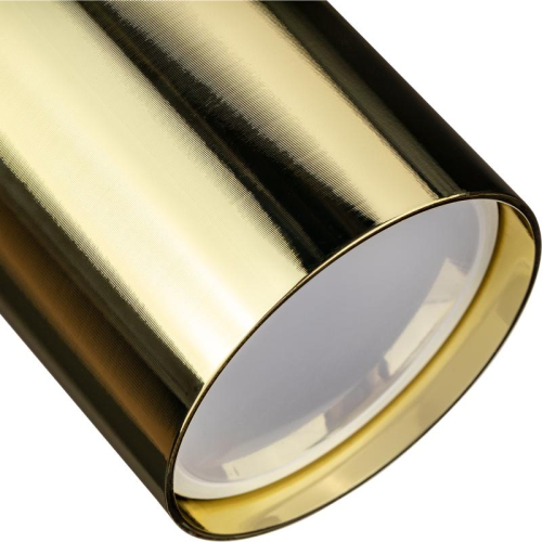 Светильник трековый ARTLINE поворотный 55х55х100мм GU10 230В алюм. 4кв.м зол. Ritter 59878 1 фото 4