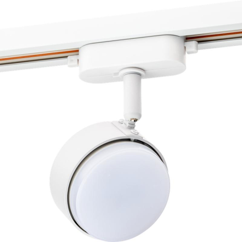 Светильник трековый ARTLINE поворотный шар 82х82х30мм GX53 230В алюм. 4кв.м бел. Ritter 59923 8 фото 4