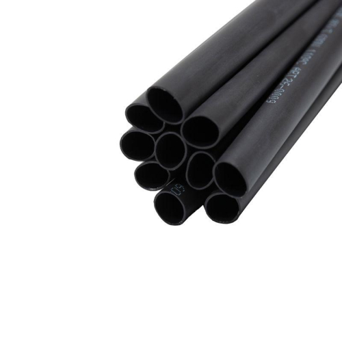 Трубка термоусадочная двустенная клеевая 9/3 (3:1) черн. 1м Rexant 26-0009 фото 5