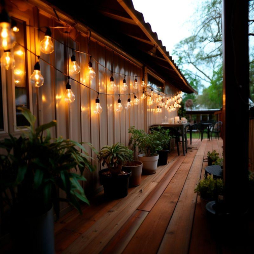 Гирлянда "Белт Лайт" 2жил. шаг 40см подвесные патроны E27 1320Вт IP65 влагостойкая (уп.100м) Neon-Night 331-231 фото 2 Гирлянда "Белт Лайт" 2жил. шаг 40см подвесные патроны E27 1320Вт IP65 влагостойкая (уп.100м) Neon-Night 331-231 фото 2