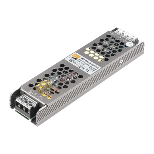Блок питания для светодиод. ленты BSPS 100Вт 8.3А 12В IP20 метал. JazzWay 1002167A фото 7