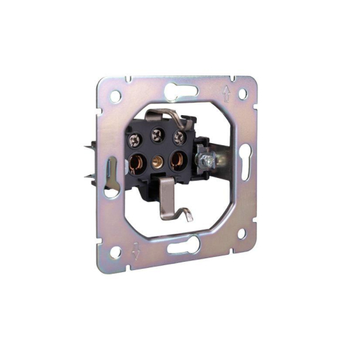 Розетка 1-м СП STRONG MIELE 16А с заземл. защ. шторки и крышкой жемчуж. Kranz KR-78-0702-4 фото 2