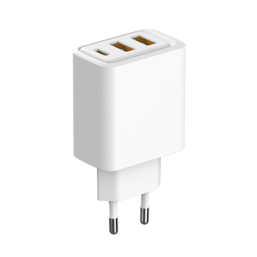 Устройство зарядное сетевое с двумя портами USB-A и одним портом USB-C 10Вт Rexant 18-2213 фото 2 Устройство зарядное сетевое с двумя портами USB-A и одним портом USB-C 10Вт Rexant 18-2213 фото 2