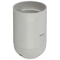 Патрон E27 подвесной пластик бел. (х50) (50/400/9600) ACS PTR/P-E27-PLA-WH Эра Б0043749