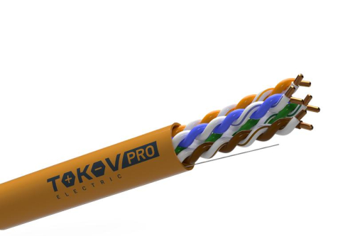Кабель витая пара U/UTP 4х2х23AWG(0.57мм) кат.6 ZH нг(А)-HF (LSZH) indoor 305м (м) PRO TOKOV ELECTRIC TKP-C06-U42-6-RU-LSZH Кабель витая пара U/UTP 4х2х23AWG(0.57мм) кат.6 ZH нг(А)-HF (LSZH) indoor 305м (м) PRO TOKOV ELECTRIC TKP-C06-U42-6-RU-LSZH
