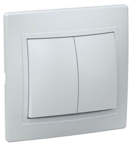 Выключатель 2-кл. СП Кварта 10А IP20 ВС10-2-0-КБ бел. GENERICA EVK20-K01-10-DM Выключатель 2-кл. СП Кварта 10А IP20 ВС10-2-0-КБ бел. GENERICA EVK20-K01-10-DM