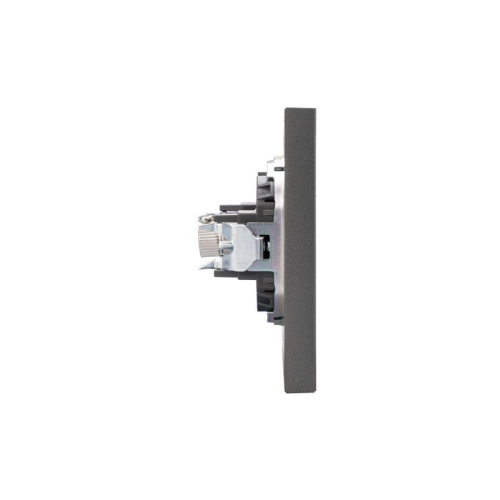 Розетка СП STRONG MIELE TV графит Kranz KR-78-0723-6 фото 4