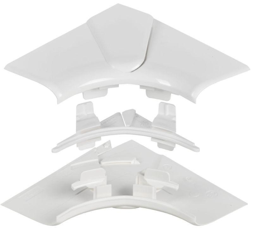 Угол для кабель-канала внутр. изменяемый 80-100град. для DLP 150х50 бел. ИЭК Leg 010606 Угол для кабель-канала внутр. изменяемый 80-100град. для DLP 150х50 бел. ИЭК Leg 010606