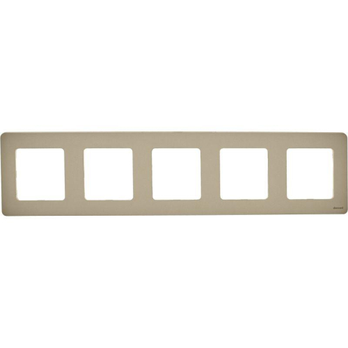 Рамка 5-м Inspiria шампань IEK 673978 фото 2 Рамка 5-м Inspiria шампань IEK 673978 фото 2