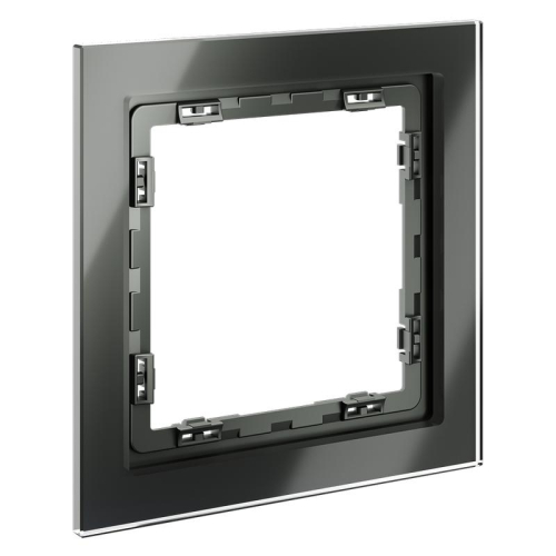 Рамка 1-м. S70 стеклян. титан Voltum VLS110106 фото 3 Рамка 1-м. S70 стеклян. титан Voltum VLS110106 фото 3