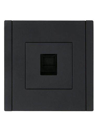 Розетка компьютерная RJ45 кат.6 FORTE&PIANO FP131 черн. IEK FP-K10-2-K02 фото 2