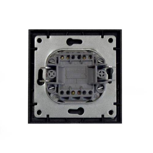 Выключатель 1-кл. СП Бриллиант 10А IP20 с подсветкой в сборе графит Universal 7947397-Gr фото 4 Выключатель 1-кл. СП Бриллиант 10А IP20 с подсветкой в сборе графит Universal 7947397-Gr фото 4