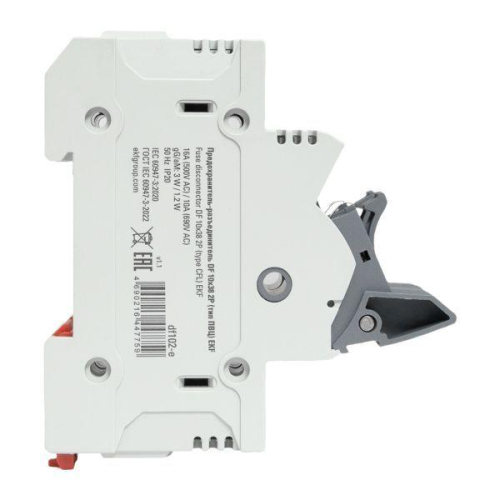 Предохранитель-разъединитель DF 10х38 2п (тип ПВЦ) EKF df102-e фото 11 Предохранитель-разъединитель DF 10х38 2п (тип ПВЦ) EKF df102-e фото 11