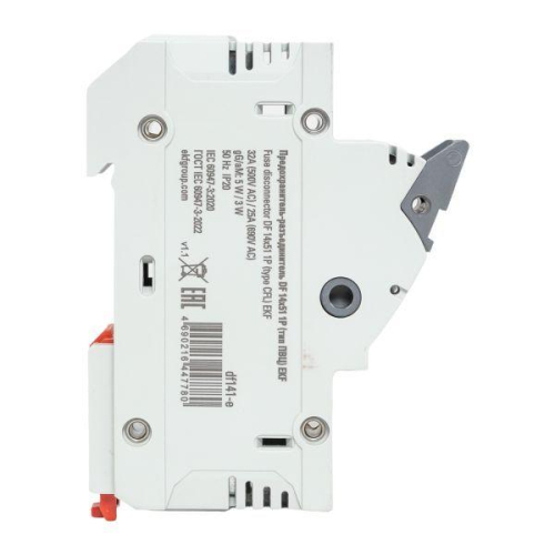 Предохранитель-разъединитель DF 14х51 1п (тип ПВЦ) EKF df141-e фото 10 Предохранитель-разъединитель DF 14х51 1п (тип ПВЦ) EKF df141-e фото 10