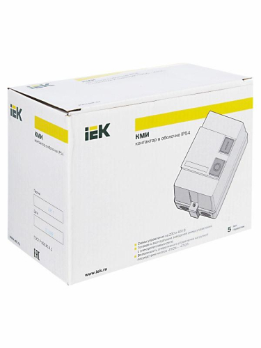 Контактор КМИ-22560 25А 220В/АС3 IP54 KARAT IEK KKM26-025-220-00 фото 9