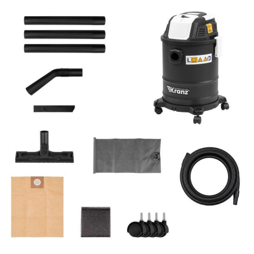 Пылесос строительный KR15 1200Вт 15л 4м Kranz KR-16-1115 фото 2