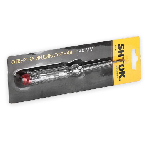 Отвертка-индикатор 140мм (09050) SHTOK 376315 фото 2 Отвертка-индикатор 140мм (09050) SHTOK 376315 фото 2