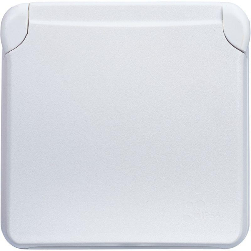 Розетка 1-м СП Plexo 16А IP55 250В 2P+E с заземл. немецк. стандарт антибактер. механизм бел. Leg 070722 фото 3