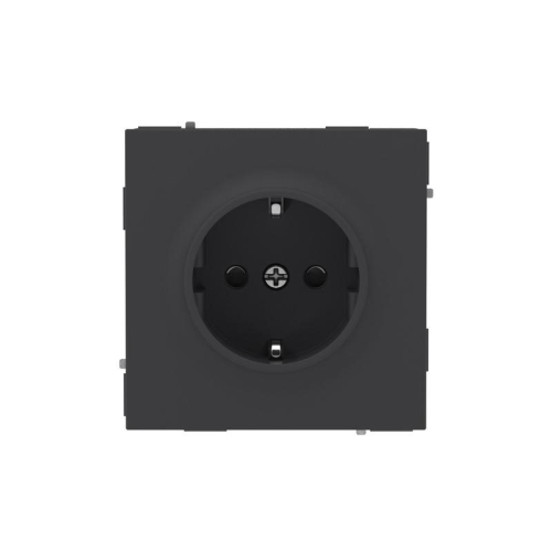 Розетка силовая KANT 2P+E защ. шторки черн. уголь DKC 7012003 Розетка силовая KANT 2P+E защ. шторки черн. уголь DKC 7012003